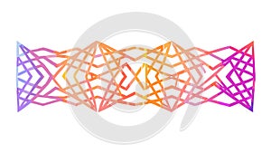 Abstract Geometric Line Pattern, Intersecting Dynamic Grid Design, vector design Generative AI