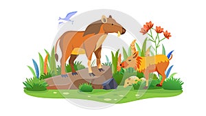 Abstract Geometric Line Pattern, Modern Interlocking Design vector design Generative AI