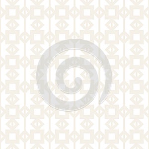 Abstract geometric lines lattice pattern. Seamless vector background. Subtle simple repeating texture.