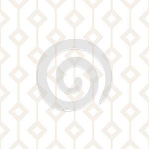 Abstract geometric lines lattice pattern. Seamless vector background. Subtle simple repeating texture.