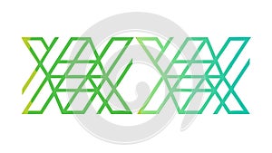 Abstract Geometric Lines: Modern Pattern Dynamic Background, vector design Generative AI