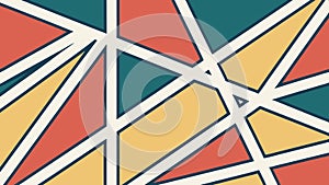 Abstract geometric lines pattern background, modern graphic design element vector design Generative AI