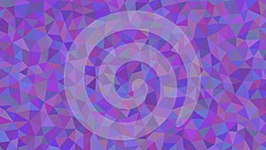 Abstract geometric low poly background in shades of purple and blue pattern