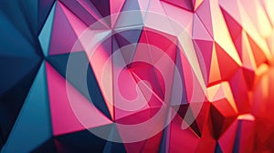 Abstract geometric low poly pattern background