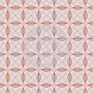 Abstract Geometric Luxury Damask Colors  Seamless  Stylish Background Pattern Texture. Vector Illustration