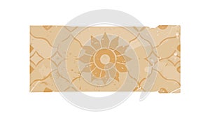 Abstract Geometric Mandala Pattern, Traditional Decorative Texture, vector design Generative AI