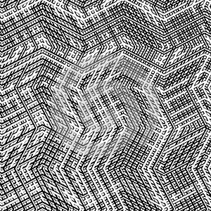 Abstract geometric mesh, grid pattern of interweaved, interlocking lines, stripes. Cellular matrix, web texture of intersecting