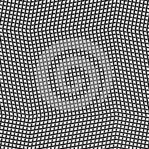 Abstract geometric mesh, grid pattern of interweaved, interlocking lines, stripes. Cellular matrix, web texture of intersecting