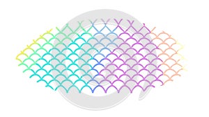 Abstract Geometric Mesh Pattern, Modern Digital Texture, Interwoven Structure, vector design Generative AI