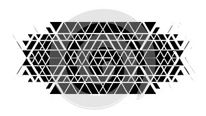 Abstract Geometric Mesh Pattern Seamless Vector, vector design Generative AI