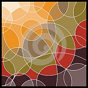 Abstract Geometric Mosaic Background