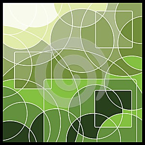 Abstract Geometric Mosaic Background