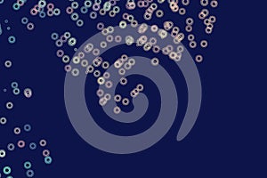 Abstract geometric motion, particle or random pattern. Details, motion , cover & web.