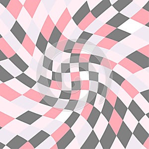 Abstract geometric multicolor pattern. Soft dynamic lines. Fractal