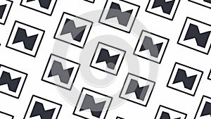 Abstract Geometric N-Shape Pattern, Modern and Dynamic, vector design Generative AI