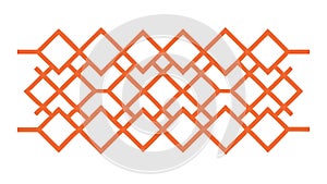 Abstract Geometric Net Pattern, Connection and Structure, vector design Generative AI