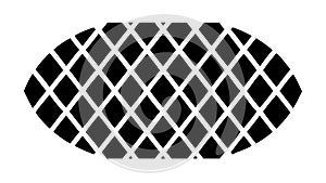 Abstract Geometric Net Pattern, Digital Connectivity Background, vector design Generative AI