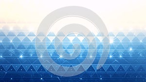 Abstract Geometric Network Background with Blue and White Gradients
