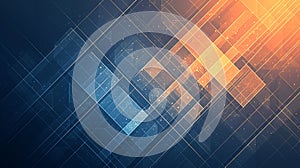 Abstract Geometric Network Background with Gradient Colors