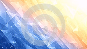 Abstract Geometric Network Background with Gradient Colors