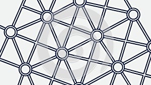 Abstract Geometric Network Connection Pattern Design, vector design Generative AI
