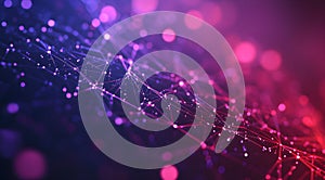 abstract purple background with waves