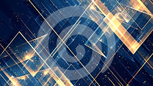 Abstract Geometric Network of Light and Stars