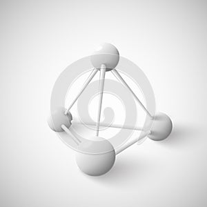 Abstract geometric object pyramid data structure