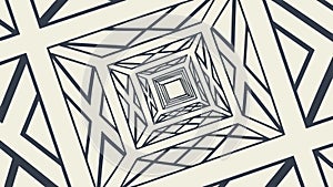 Abstract Geometric Optical Illusion Pattern, vector design Generative AI