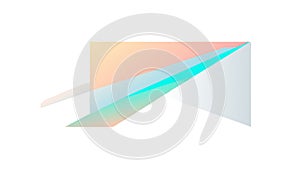 Abstract Geometric Pastel Triangles Vector Art, vector design Generative AI