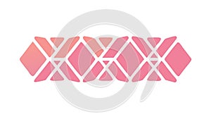 Abstract geometric pattern with angular, interlocking shapes, vector design Generative AI