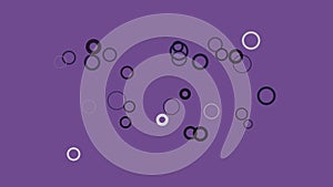 Abstract purple geometric pattern background with random object