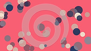 Abstract red pattern background with random object