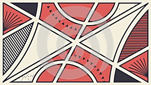 Abstract Geometric Pattern Background Vector Design, vector design Generative AI