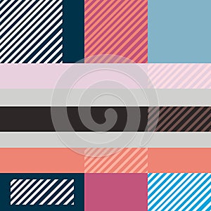 Abstract geometric pattern background, vector square and lines color art design. Applicable for Banners, Placards, Posters, Flyers