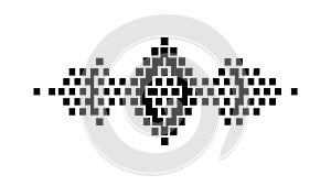 Abstract Geometric Pattern: Black & White Diamond Grid, vector design Generative AI