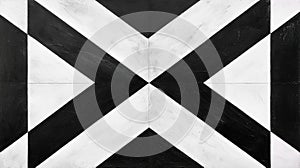 Abstract geometric pattern in black and white