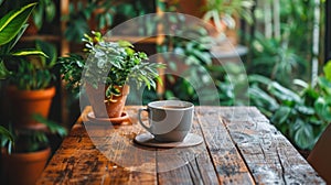 Abstract Geometric Pattern in Blue and Green Tones