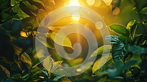 Abstract Geometric Pattern in Blue and Green Tones