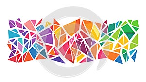 Abstract Geometric Pattern with Colorful Blocks for Modern Art, vector design Generative AI