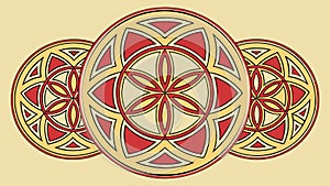 Abstract Geometric Pattern Colorful Blocks Vector, vector design Generative AI
