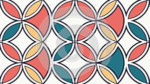 Abstract Geometric Pattern Colorful Blocks Vector, vector design Generative AI
