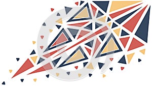 Abstract Geometric Pattern, Colorful Dynamic Background, vector design Generative AI