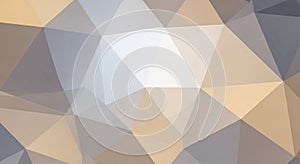 Abstract geometric pattern composed of angular, polygonal shapes in grayscale