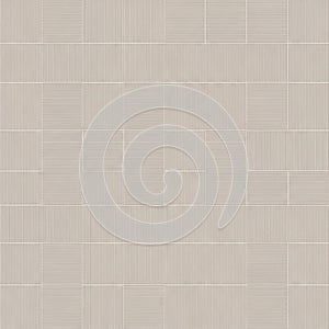 An abstract geometric pattern composed of beige and white rectangular shapes with