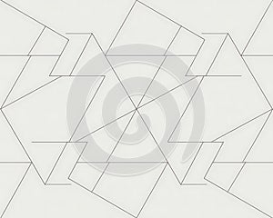 Abstract Geometric Pattern With Intersecting Lines Forming Hexagons And Triangles Keywords: abstract, geometric, pattern, lines,