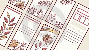 Abstract Geometric Pattern, Decorative Background vector design Generative AI