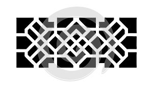 Abstract Geometric Pattern Design Icon, Modern and Architectural, vector design Generative AI