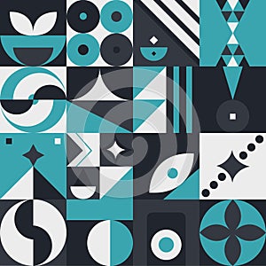 Abstract geometric pattern design in modern style.