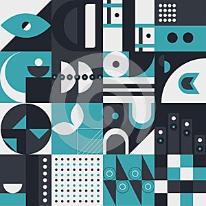 Abstract geometric pattern design in modern style.